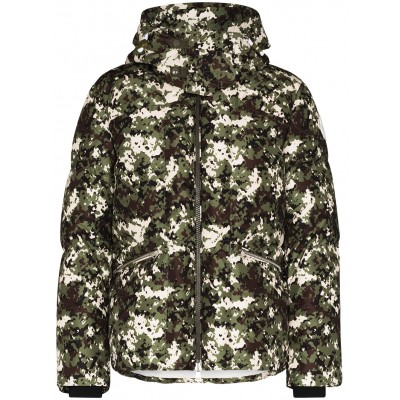 Moncler Blanc camouflage-print Down Jacket White MCS28214