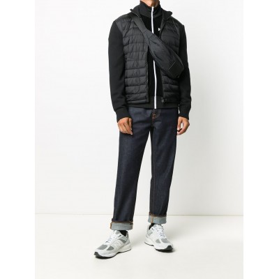 Moncler padded-panel Knitted Jacket Black MCS29351