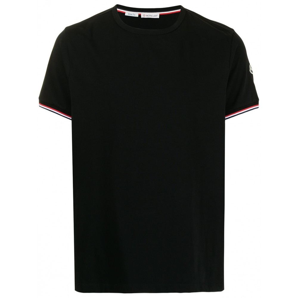 Moncler Crew Neck Jersey T-shirt Blue MCS28355