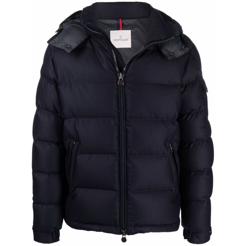 Moncler Montgenevre Padded Hooded Jacket Blue MCS29261