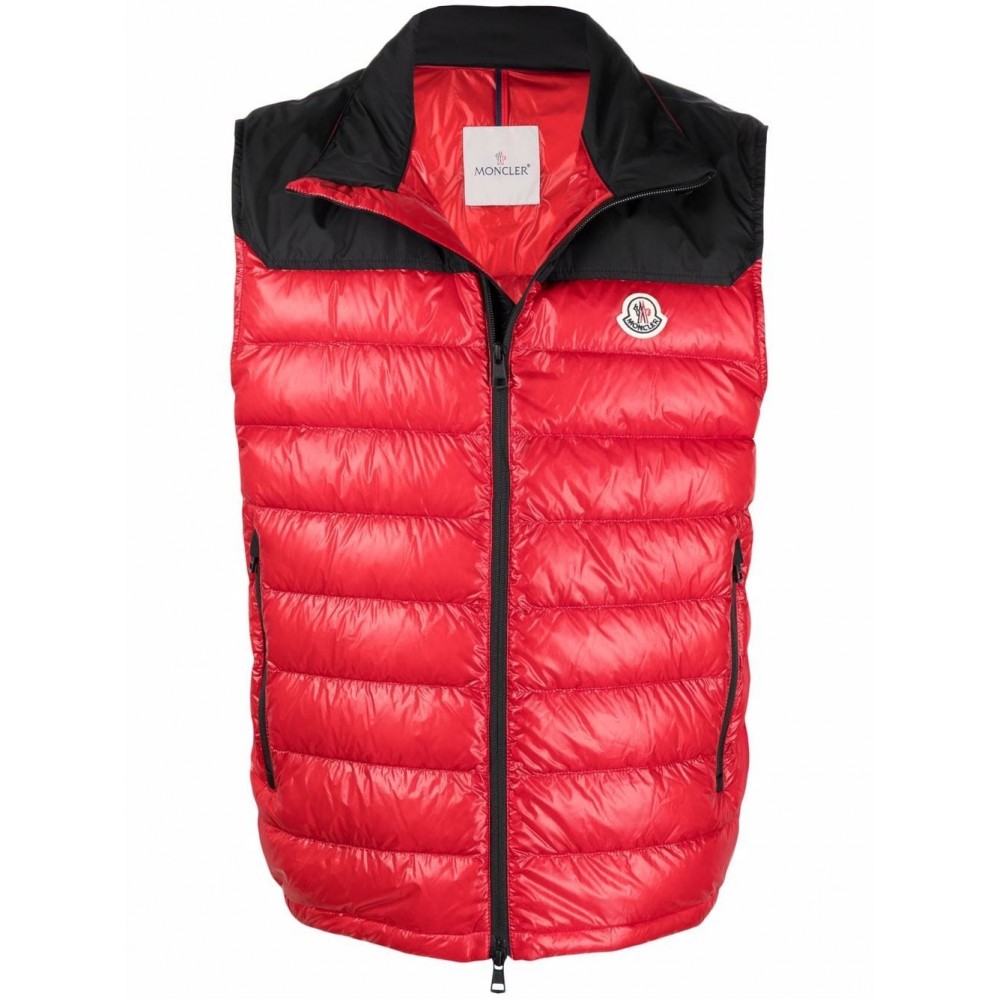 Moncler Ortac Padded Down Gilet Red MCS29289