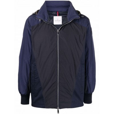 Moncler contrast-panel Detail Jacket Blue MCS28336