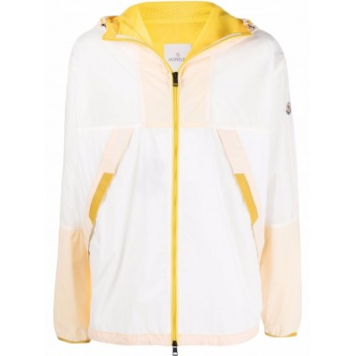 Moncler Doi Hooded Raincoat White MCS28408