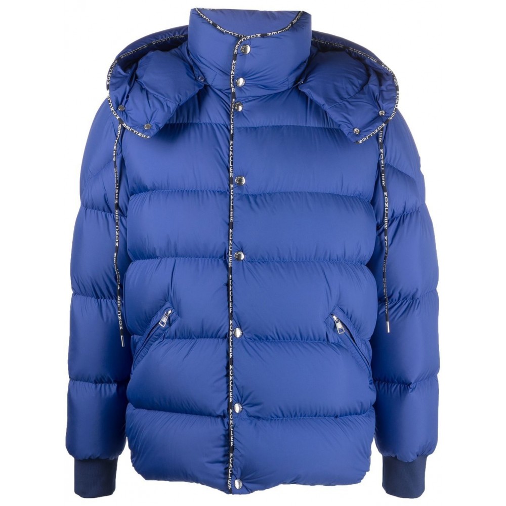 Moncler Amarante Quilted Hooded Jacket Blue MCS28068