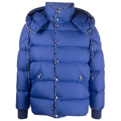 Moncler Amarante Quilted Hooded Jacket Blue MCS28068