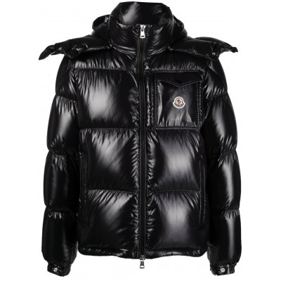 Moncler high-shine Padded Jacket Black MCS28603