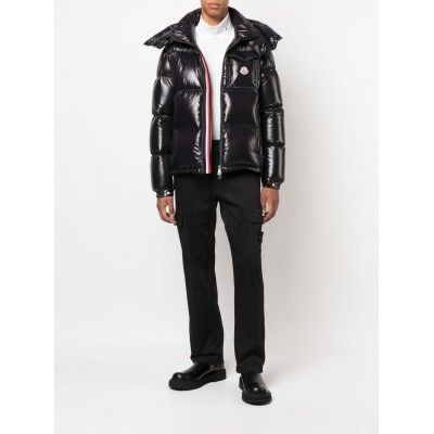 Moncler high-shine Padded Jacket Black MCS28603