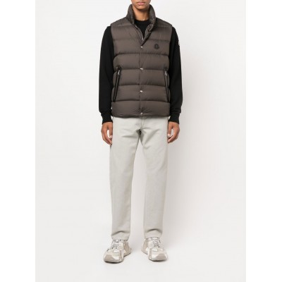 Moncler logo-patch Padded Gilet Green CAMCS29008