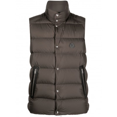 Moncler logo-patch Padded Gilet Green CAMCS29008