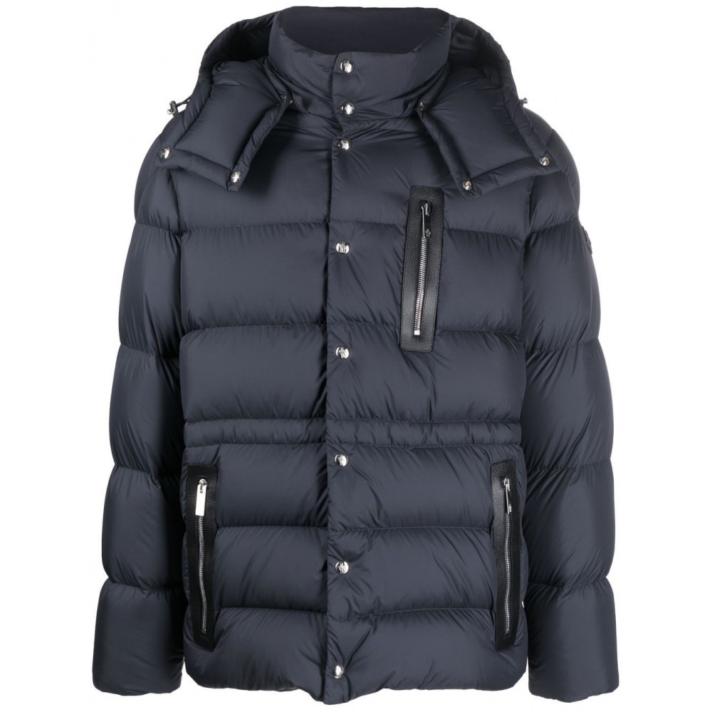 Moncler Padded Hooded Jacket Blue MCS29317