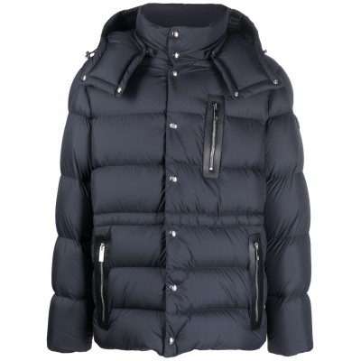 Moncler Padded Hooded Jacket Blue MCS29317