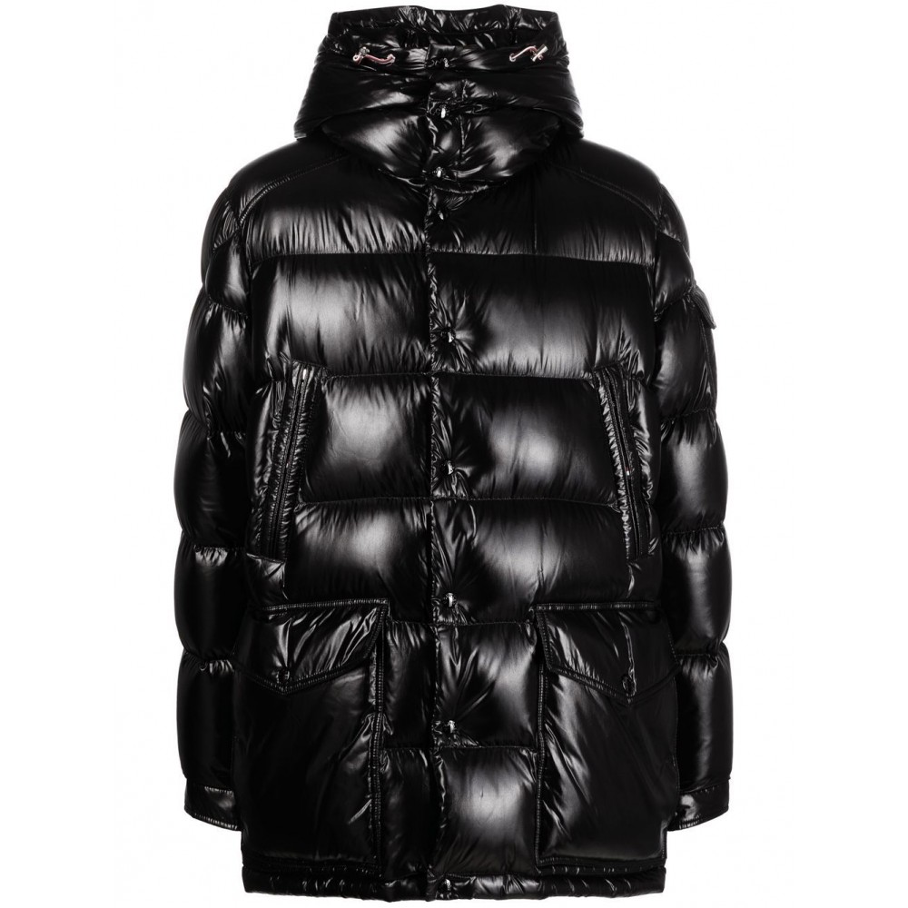 Moncler Chiablese Hooded Puffer Jacket Black MCS28295