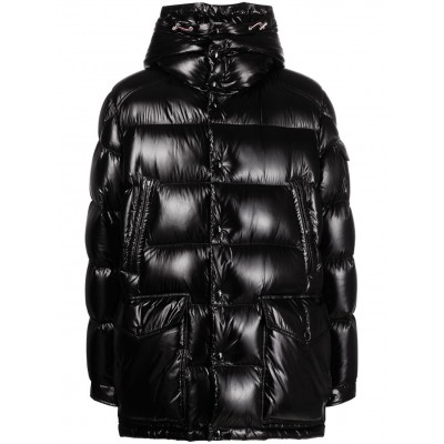 Moncler Chiablese Hooded Puffer Jacket Black MCS28295