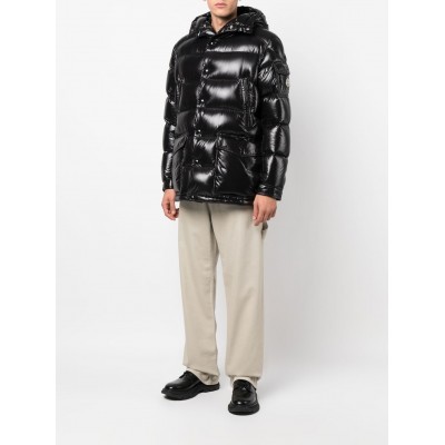 Moncler Chiablese Hooded Puffer Jacket Black MCS28295