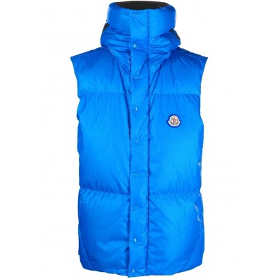 Moncler Logo Padded Gilet Blue MCS28766