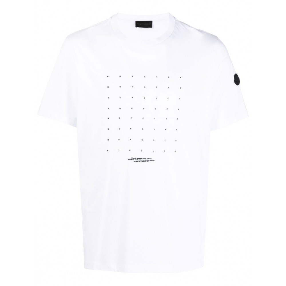 Moncler graphic-print T-shirt White MCS28568