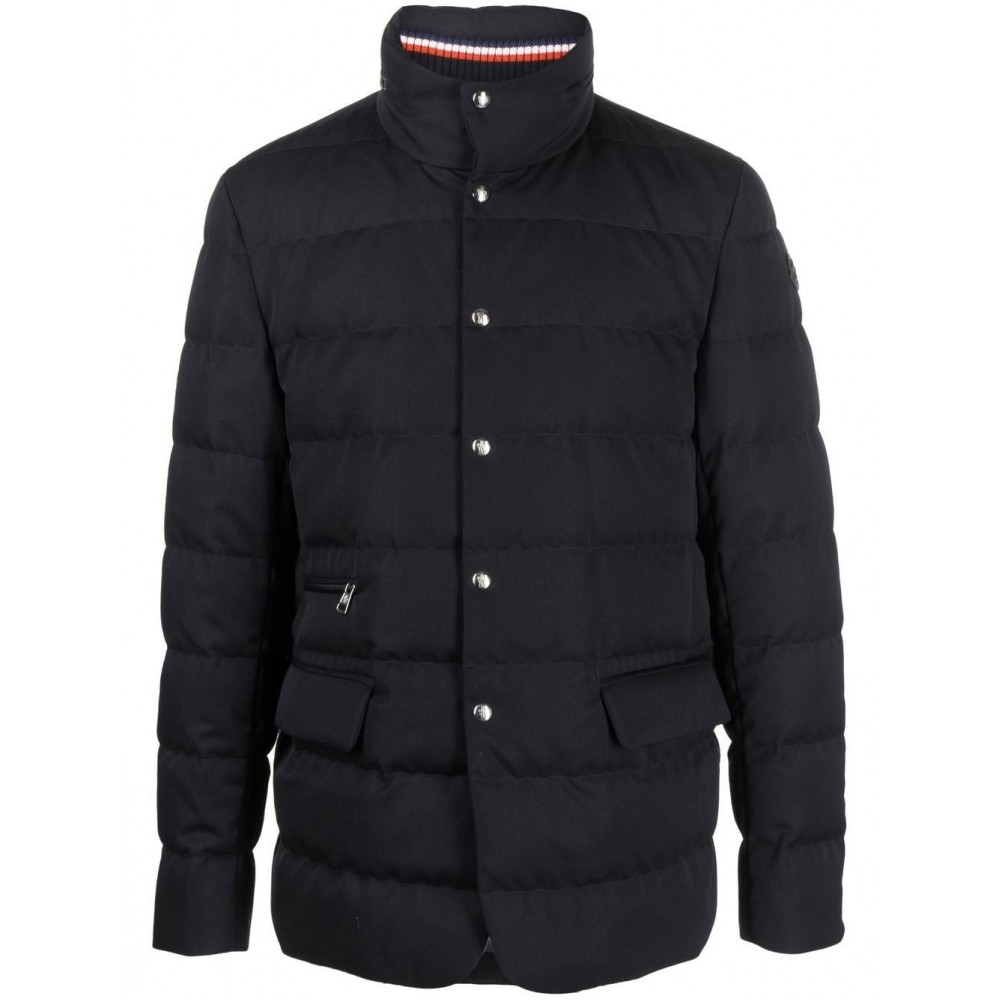 Moncler feather-down Padded Jacket Blue MCS28475