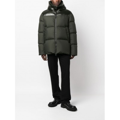 Moncler logo-patch Padded Jacket Green MCS29022