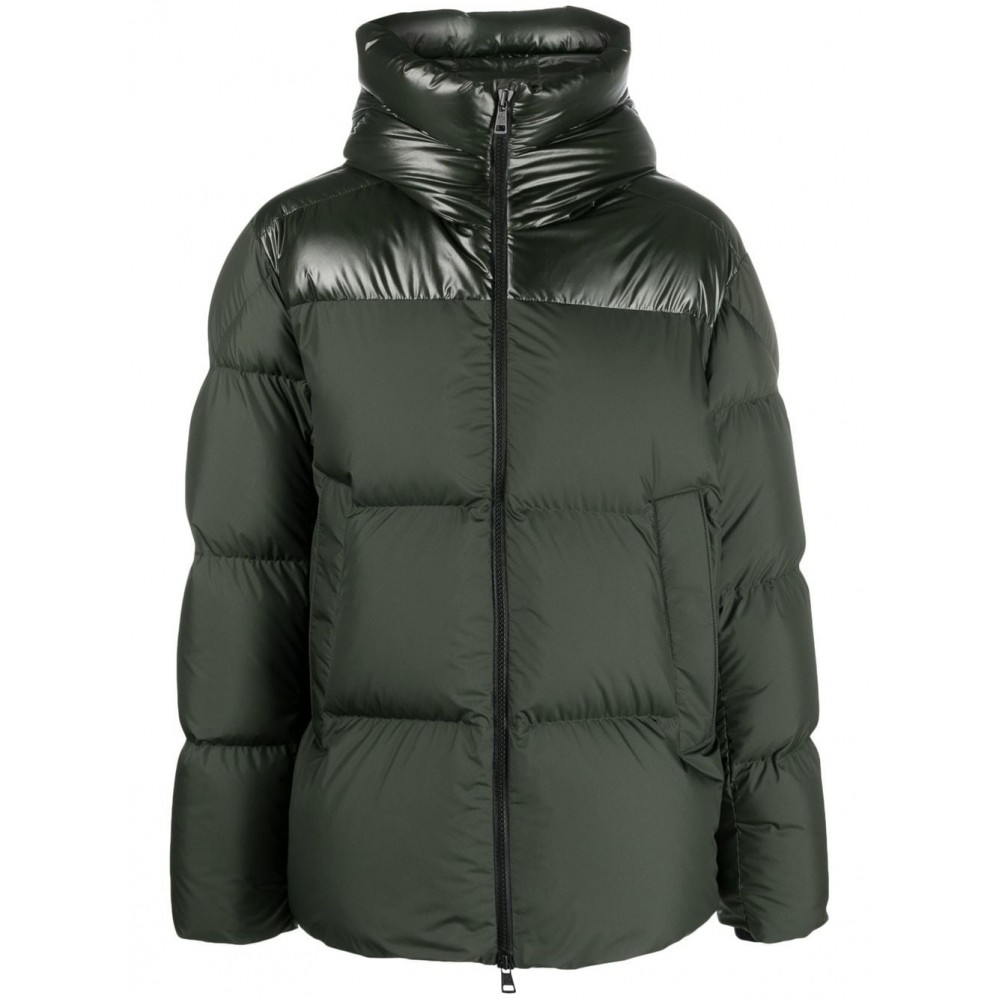 Moncler logo-patch Padded Jacket Green MCS29022