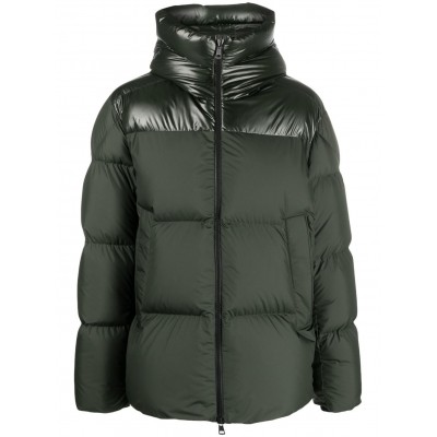 Moncler logo-patch Padded Jacket Green MCS29022