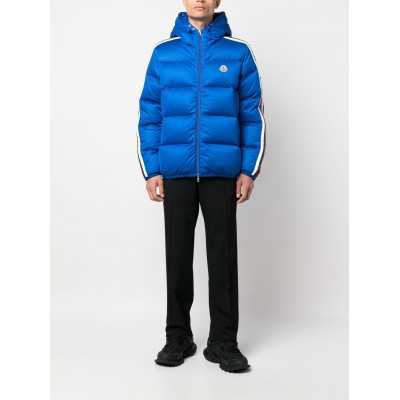 Moncler Sanbesan Short Down Jacket Blue MCS29478