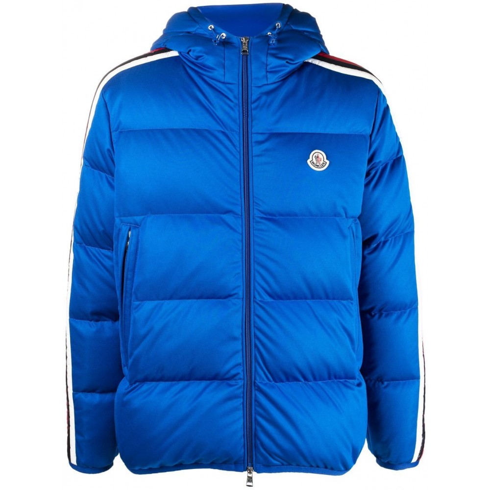 Moncler Sanbesan Short Down Jacket Blue MCS29478