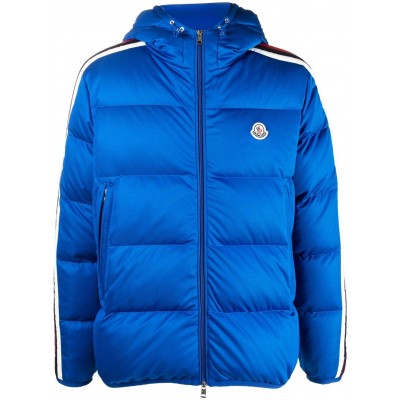 Moncler Sanbesan Short Down Jacket Blue MCS29478