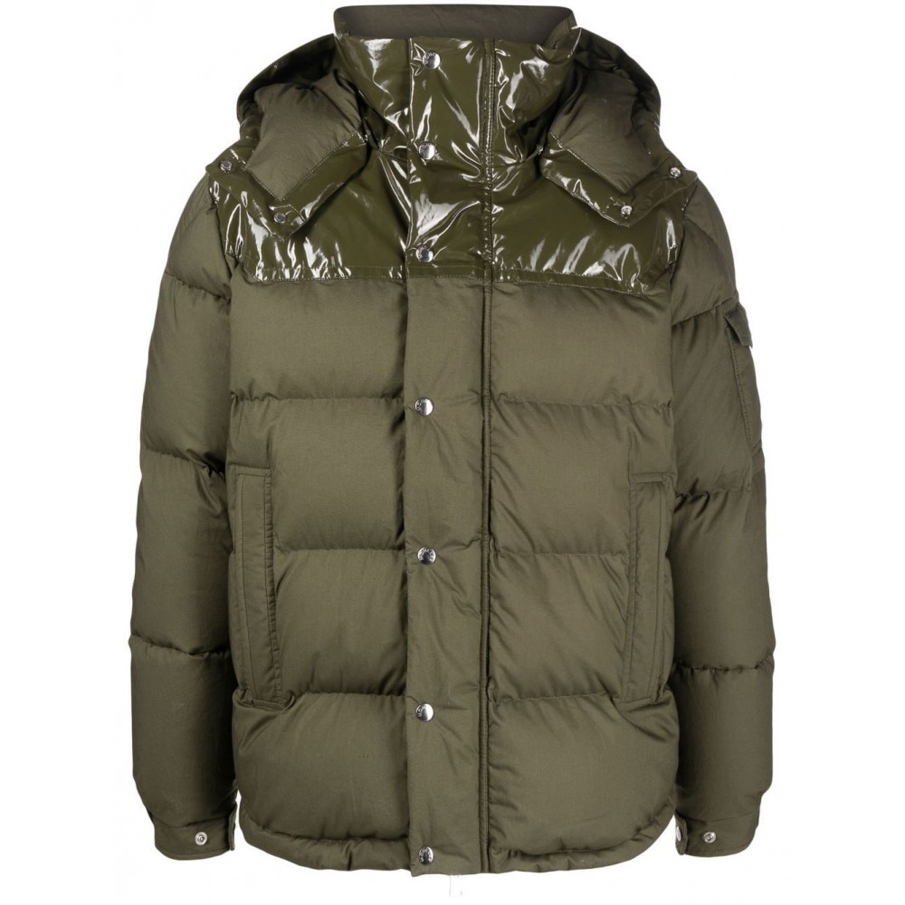 Moncler Chardon Hooded Puffer Jacket Green MCS28292