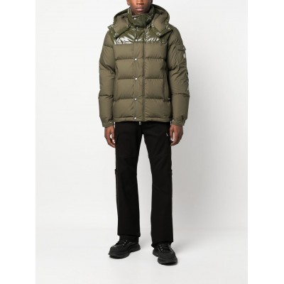 Moncler Chardon Hooded Puffer Jacket Green MCS28292