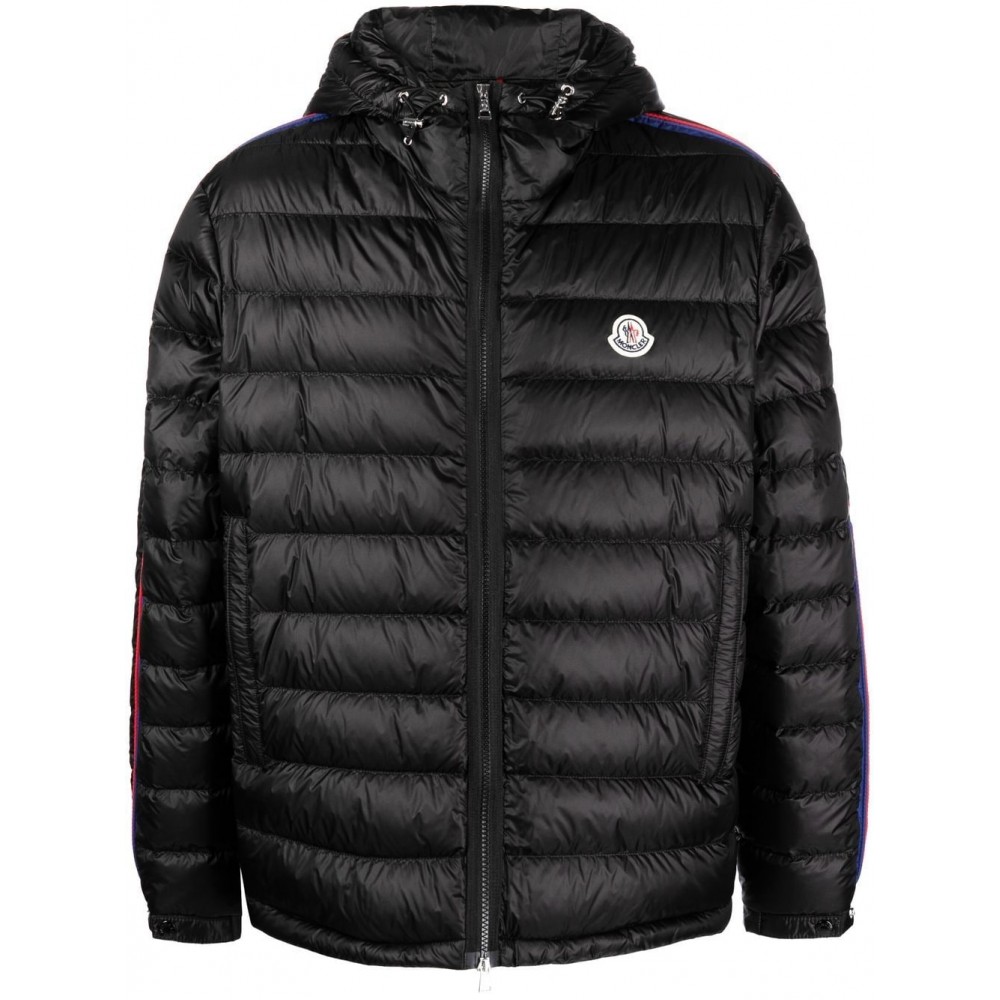 Moncler Agout logo-patch Puffer Jacket Black MCS28028