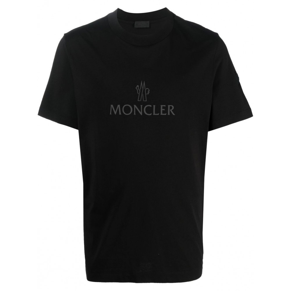 Moncler logo-print short-sleeved T-shirt Black MCS29145