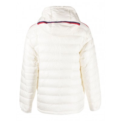 Moncler Agout logo-patch Puffer Jacket White MCS28030