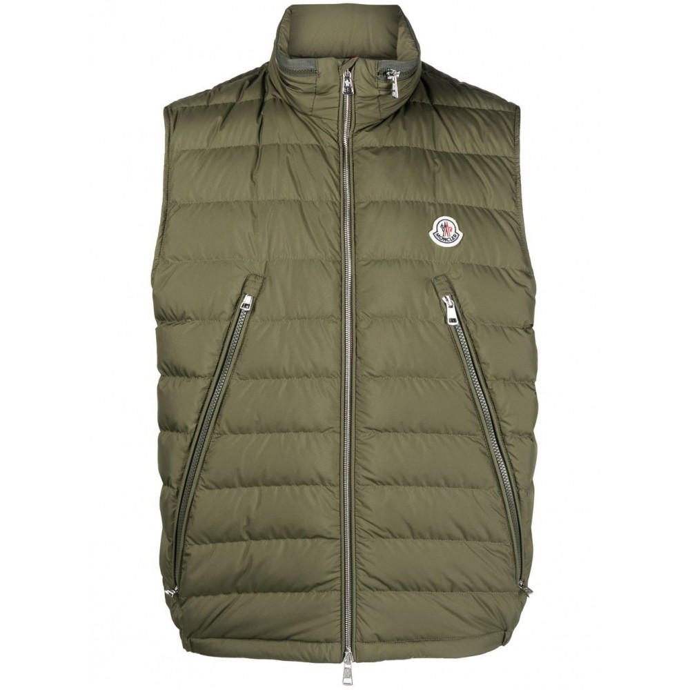 Moncler Albyt Down Padded Gilet Green MCS28041