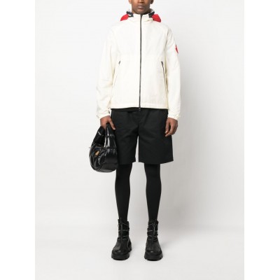 Moncler Hooded zip-front Jacket Neutrals MCS28636