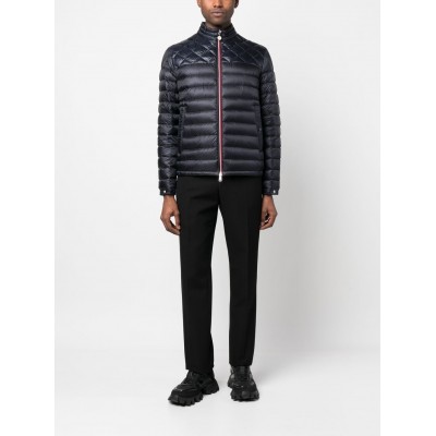 Moncler logo-patch Padded Jacket Blue MCS29019