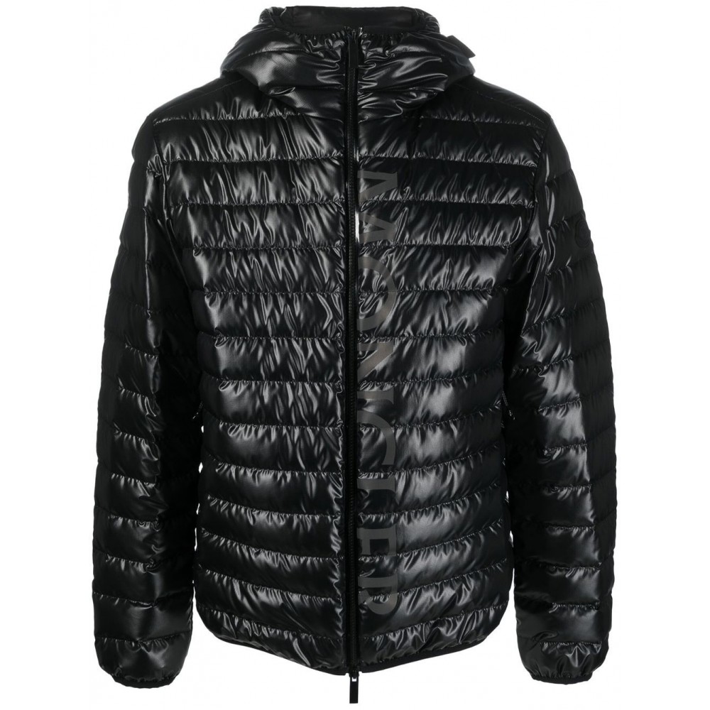 Moncler Lauzet logo-print Padded Jacket Black MCS28733