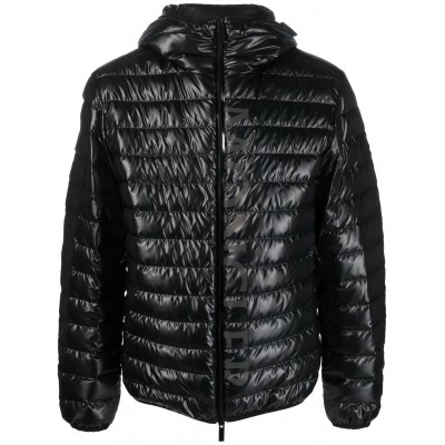 Moncler Lauzet logo-print Padded Jacket Black MCS28733