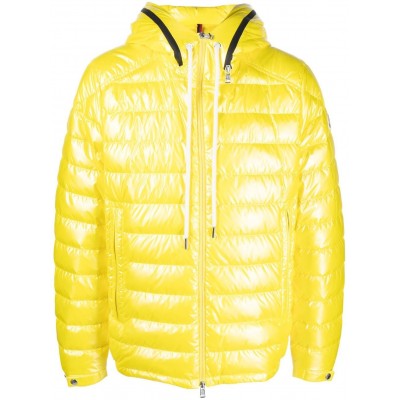 Moncler logo-print Padded Jacket Yellow MCS29141