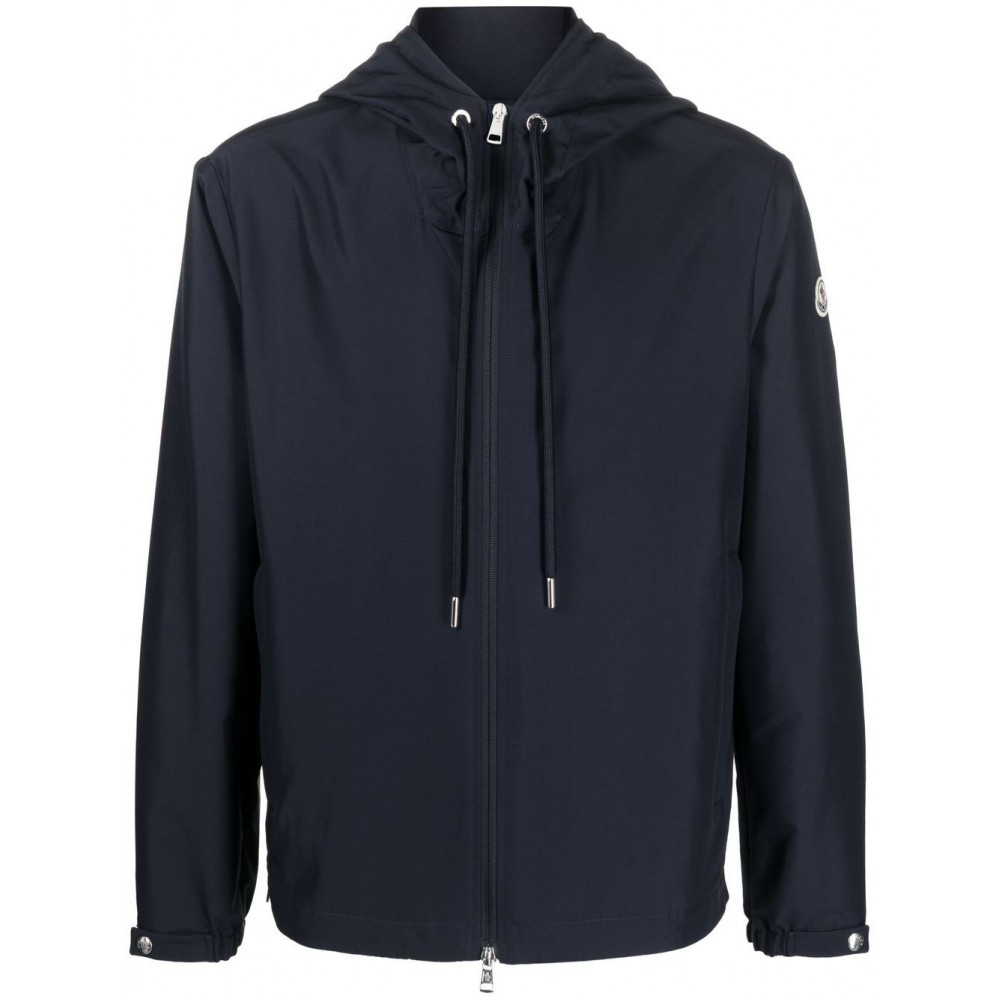 Moncler logo-print Hooded Jacket Blue MCS29120