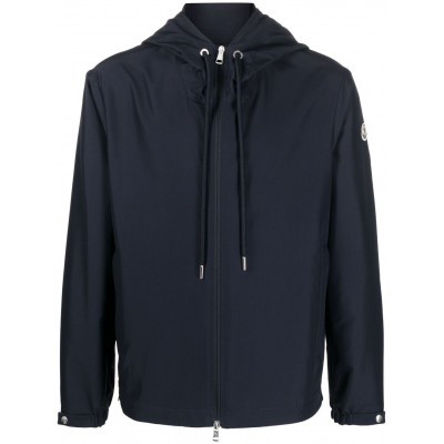 Moncler logo-print Hooded Jacket Blue MCS29120