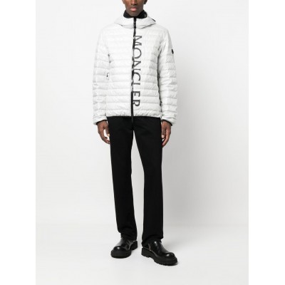 Moncler logo-print Padded Jacket Grey MCS29138