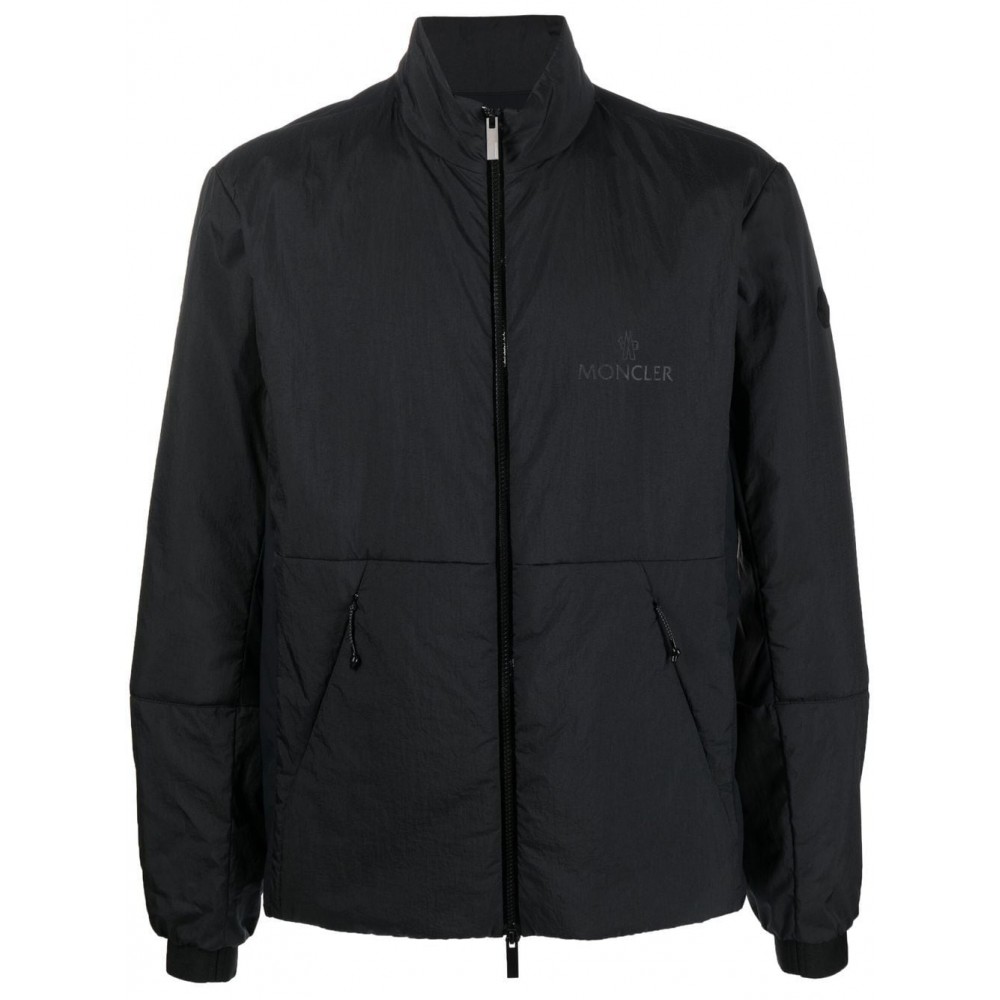 Moncler logo-print Bomber Jacket Black MCS29077