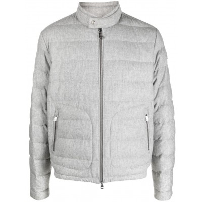 Moncler Acorus logo-patch Padded Jacket Grey MCS28020