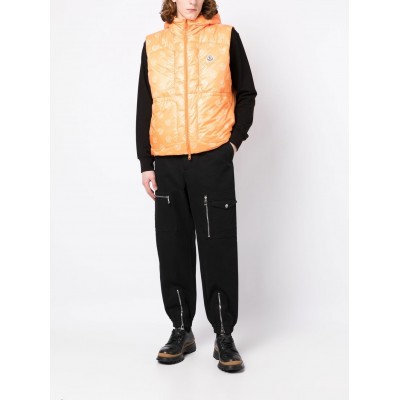 Moncler Alkarab logo-print Gilet Orange MCS28052