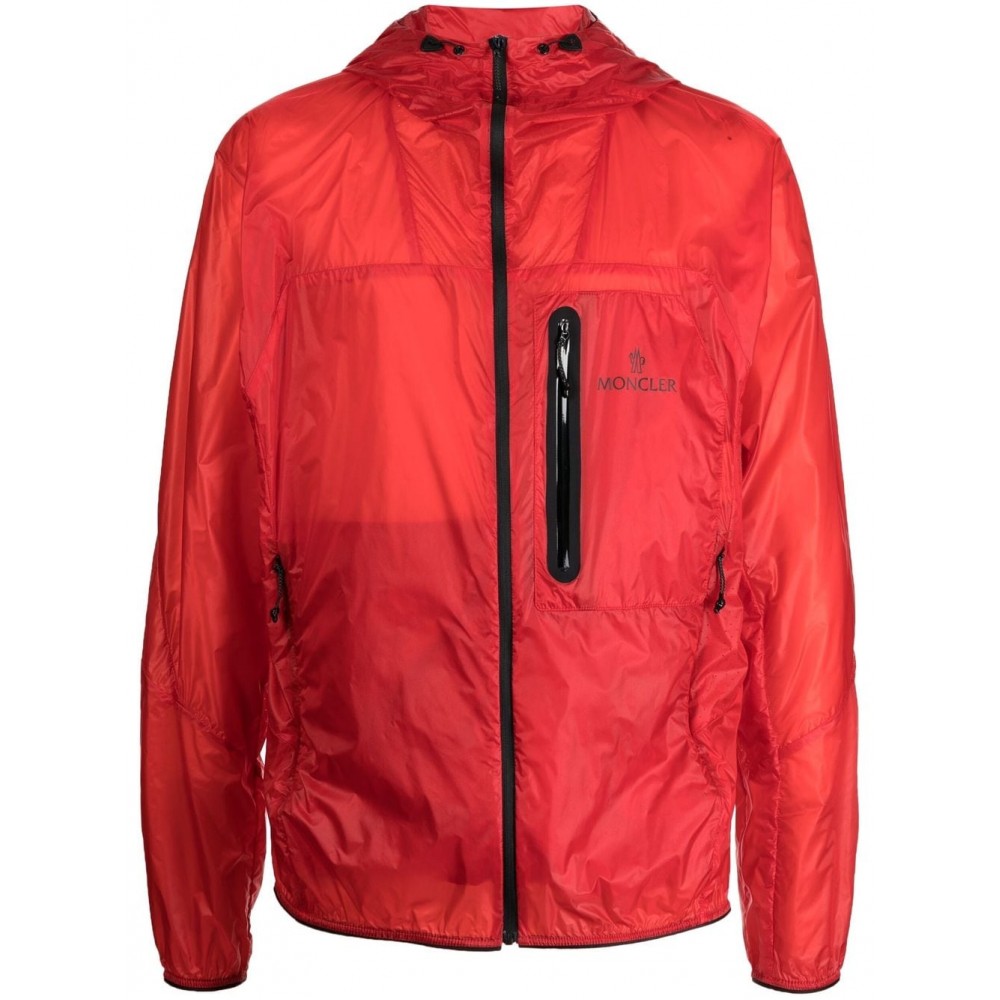 Moncler Diadem Hooded Windbreaker Red MCS28400