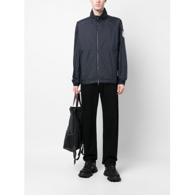 Moncler Hooded zip-front Jacket Blue MCS28634