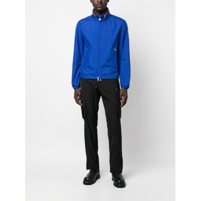 Moncler Hooded zip-front Jacket Blue MCS28635