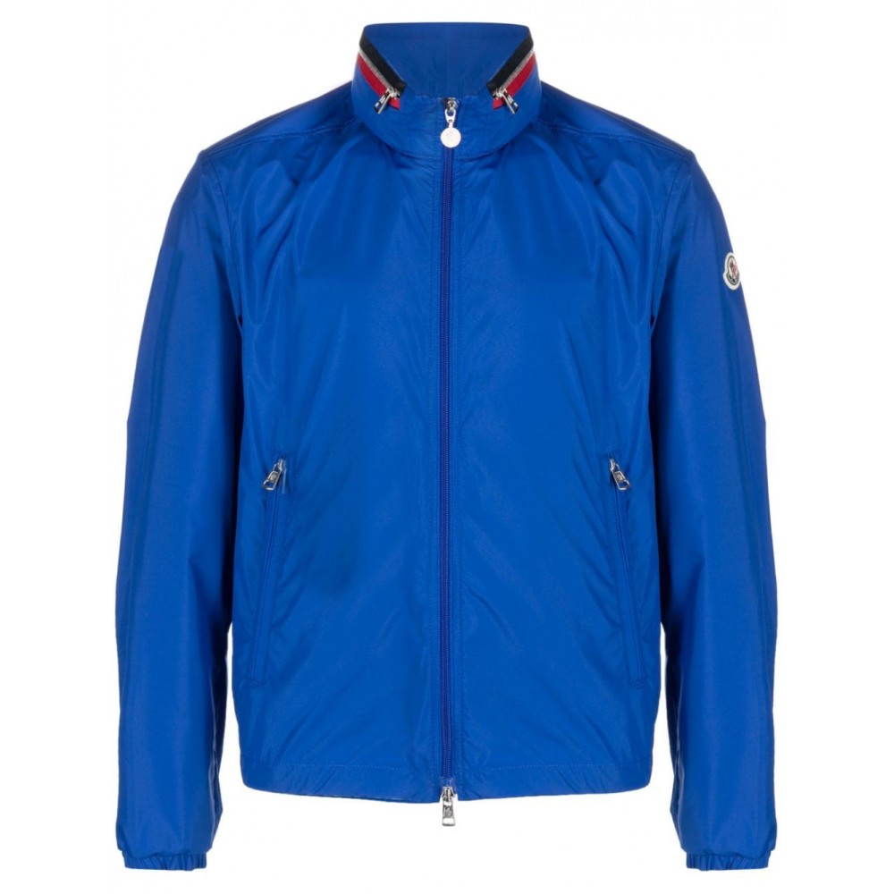 Moncler Hooded zip-front Jacket Blue MCS28635