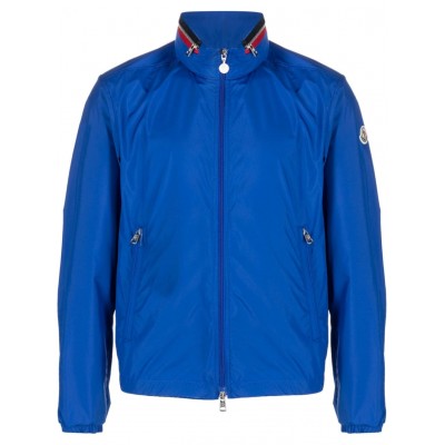 Moncler Hooded zip-front Jacket Blue MCS28635