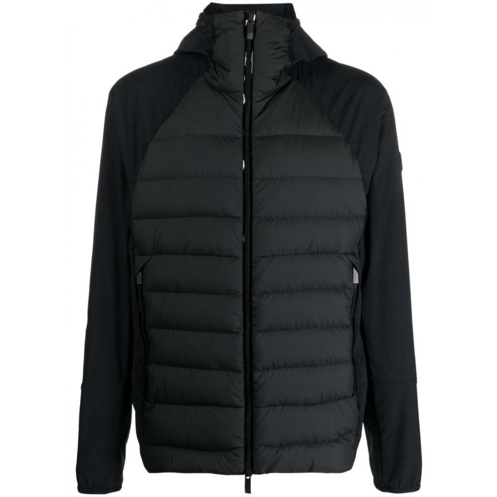 Moncler Viaur Hooded Quilted Jacket Black MCS29624